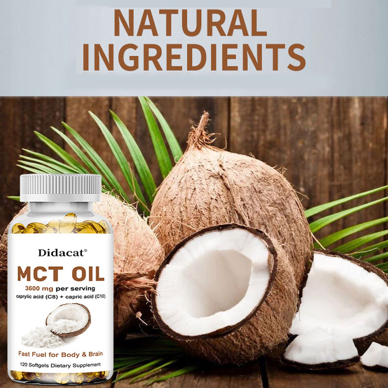 Mct Oil Coconut - Saf MCT Yağı Kapsülleri 3000mg, Hindistan
