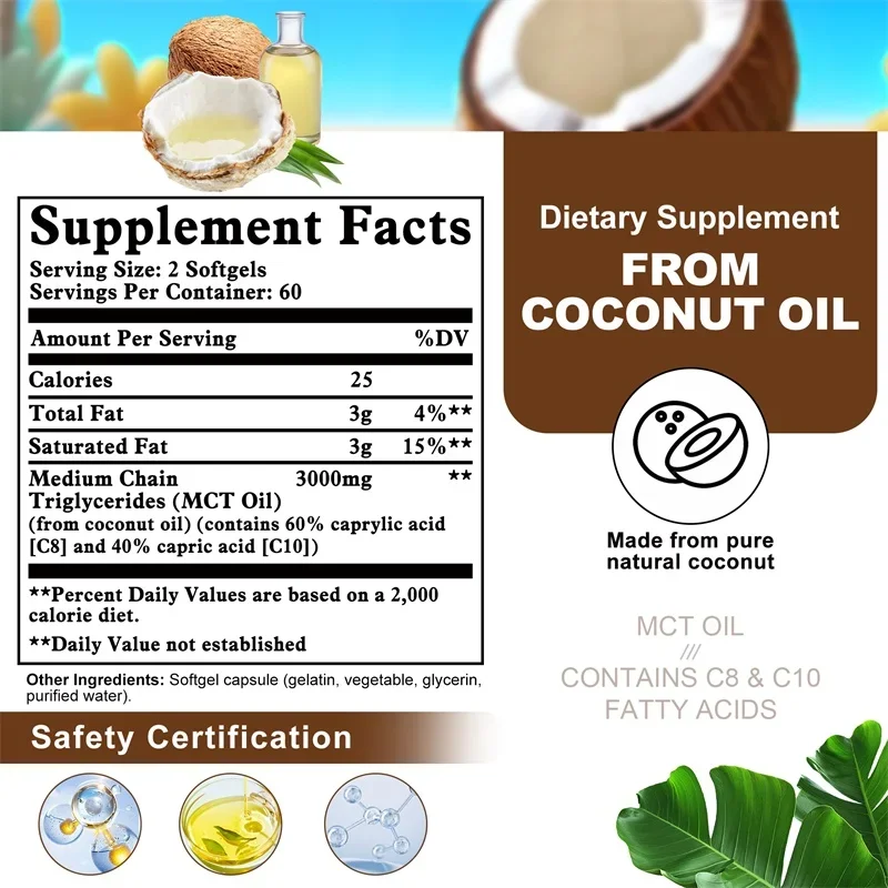 MCT Yağ Takviyesi - Hindistan  - Mct Oil Coconut incelemesi ve fiyatı